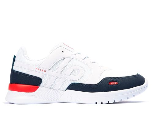 Tênis Phibo 1123 Branco Azul Med OE