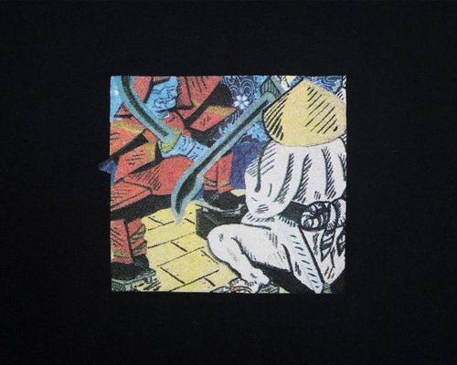 Camiseta Long Sleeve Samurai Preto