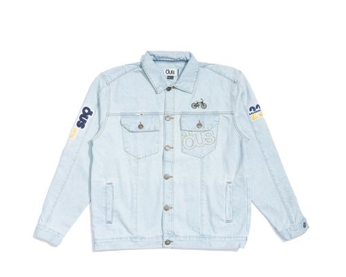 Jaqueta Jeans ÖUS X Caloi Cross Extra Light Stonada