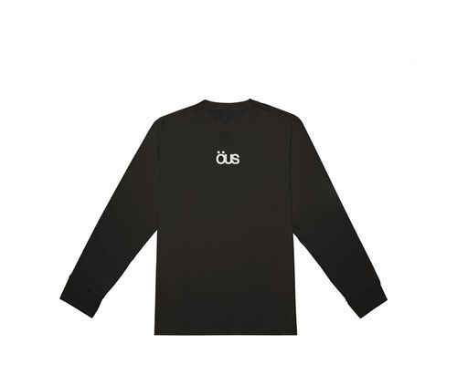 Camiseta Long Sleeve Semi Logo Preto