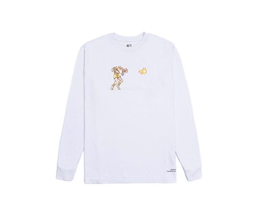 Camiseta Long Sleeve Dhalsim Branca Street Fighter II
