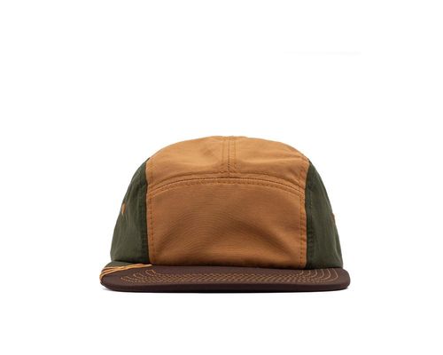 Boné 5 Panel Phibo Marrom/verde