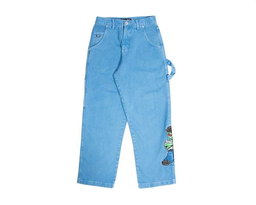 Calça Jean Baggy Azul Estonado HIGH x ÖUS