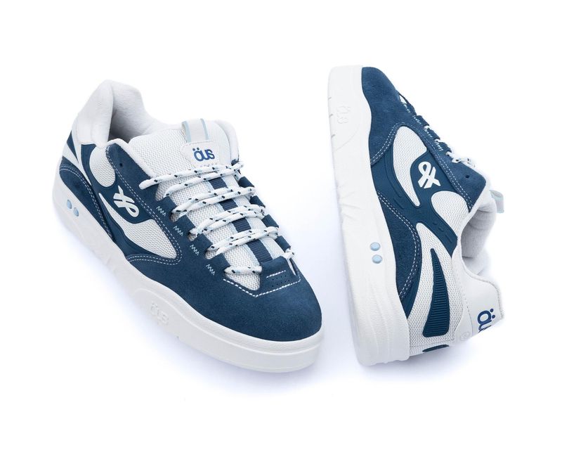 Tenis-Fluente-GTX-Azul-Piscina-Branco-Essencial