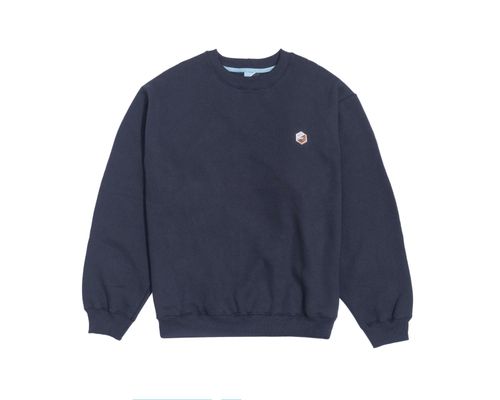 Moletom Crewneck Minimal Azul Marinho