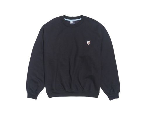 Moletom Crewneck Minimal Preto