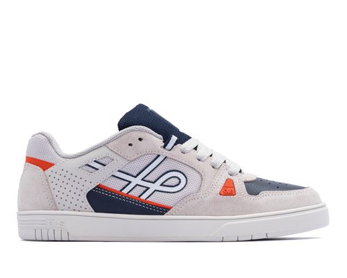 Tênis 2K Cinza Branco Laranja Essencial