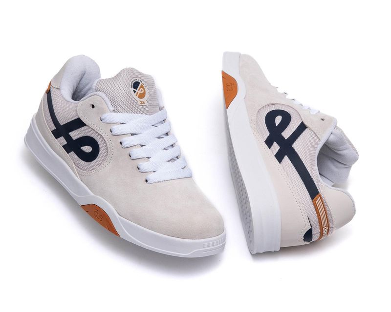 Tenis-Imigrante-Serie-X-Cinza-Azul-Laranja-Essencial