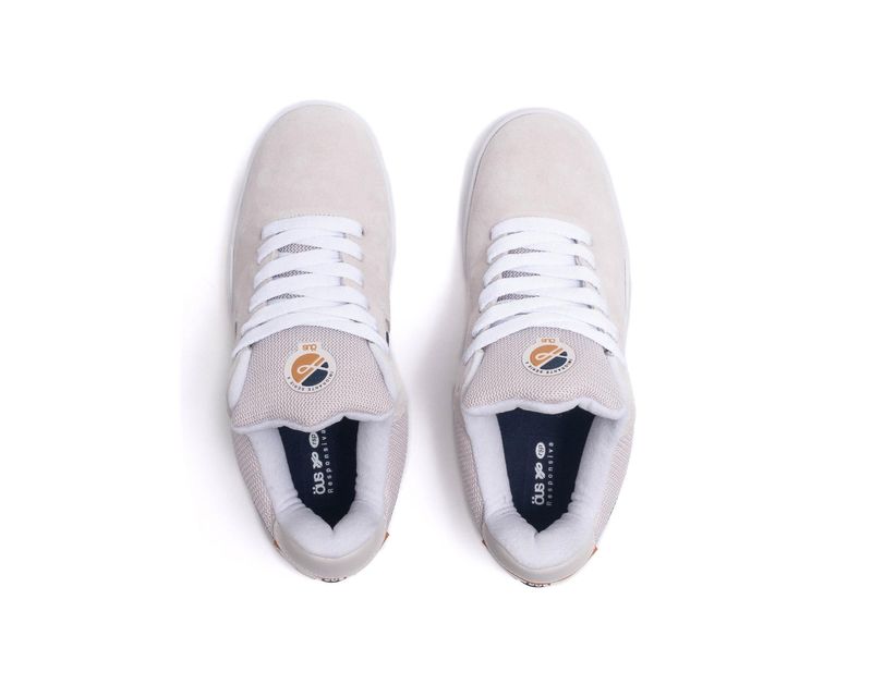 Tenis-Imigrante-Serie-X-Cinza-Azul-Laranja-Essencial