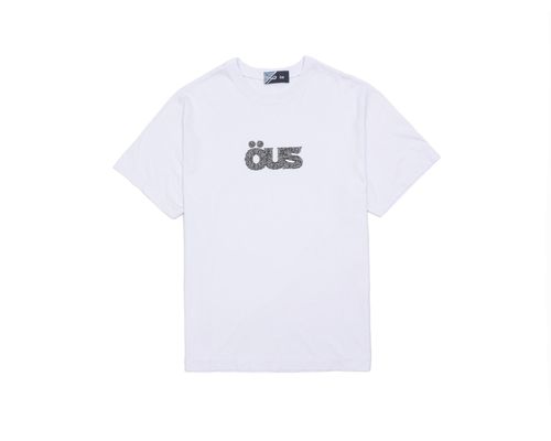 Camiseta Semi Logo Barroco Branco