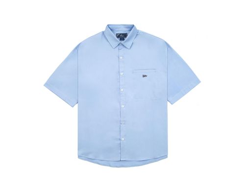 Camisa Relax Azul Claro