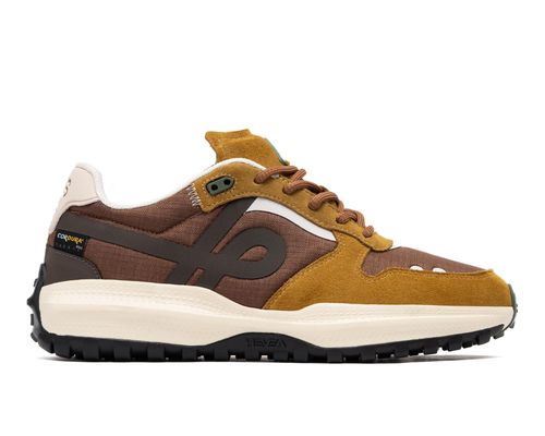 Tênis Hevea Döts Mostarda Marrom Cordura OE