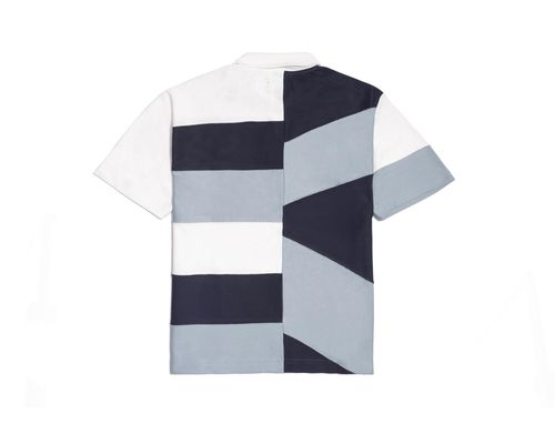 Camisa Polo Macro Multi Pristine/Azul